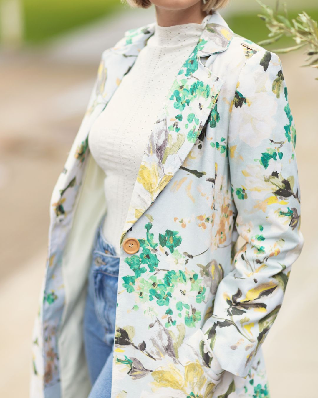 Mrs Muller Coat Floral