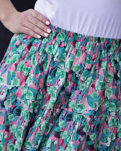 Green Tier Skirt