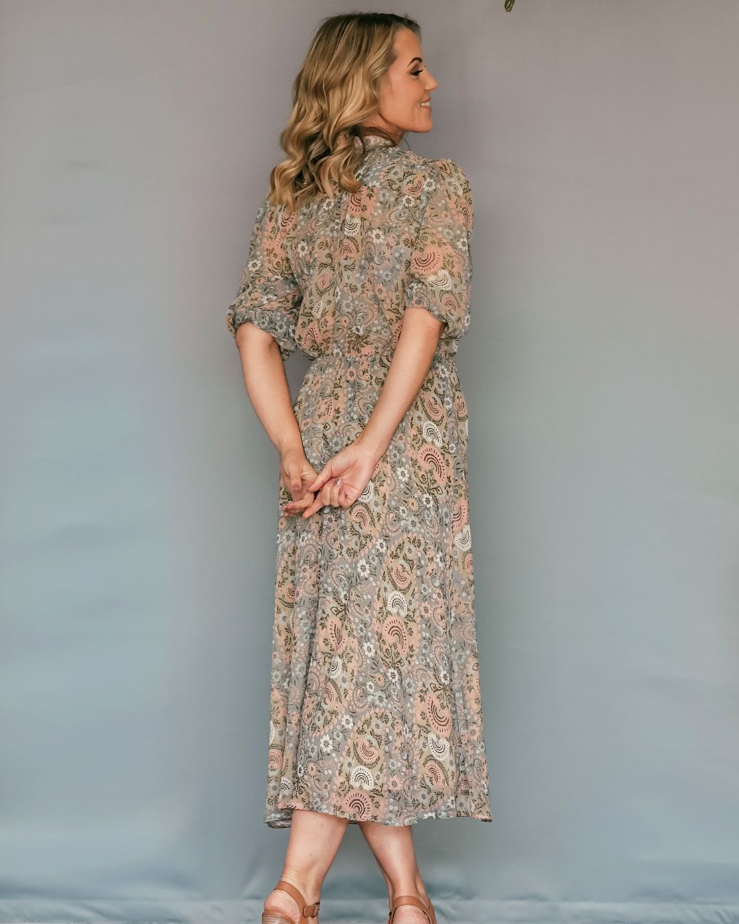 Annique Chiffon dress Paisley