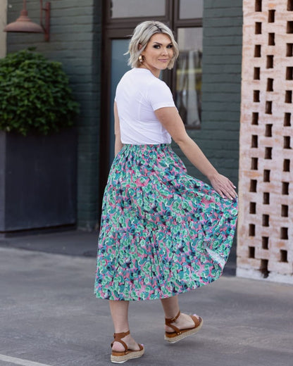 Green Tier Skirt