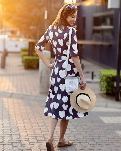 Benita Shirt Dress - Navy