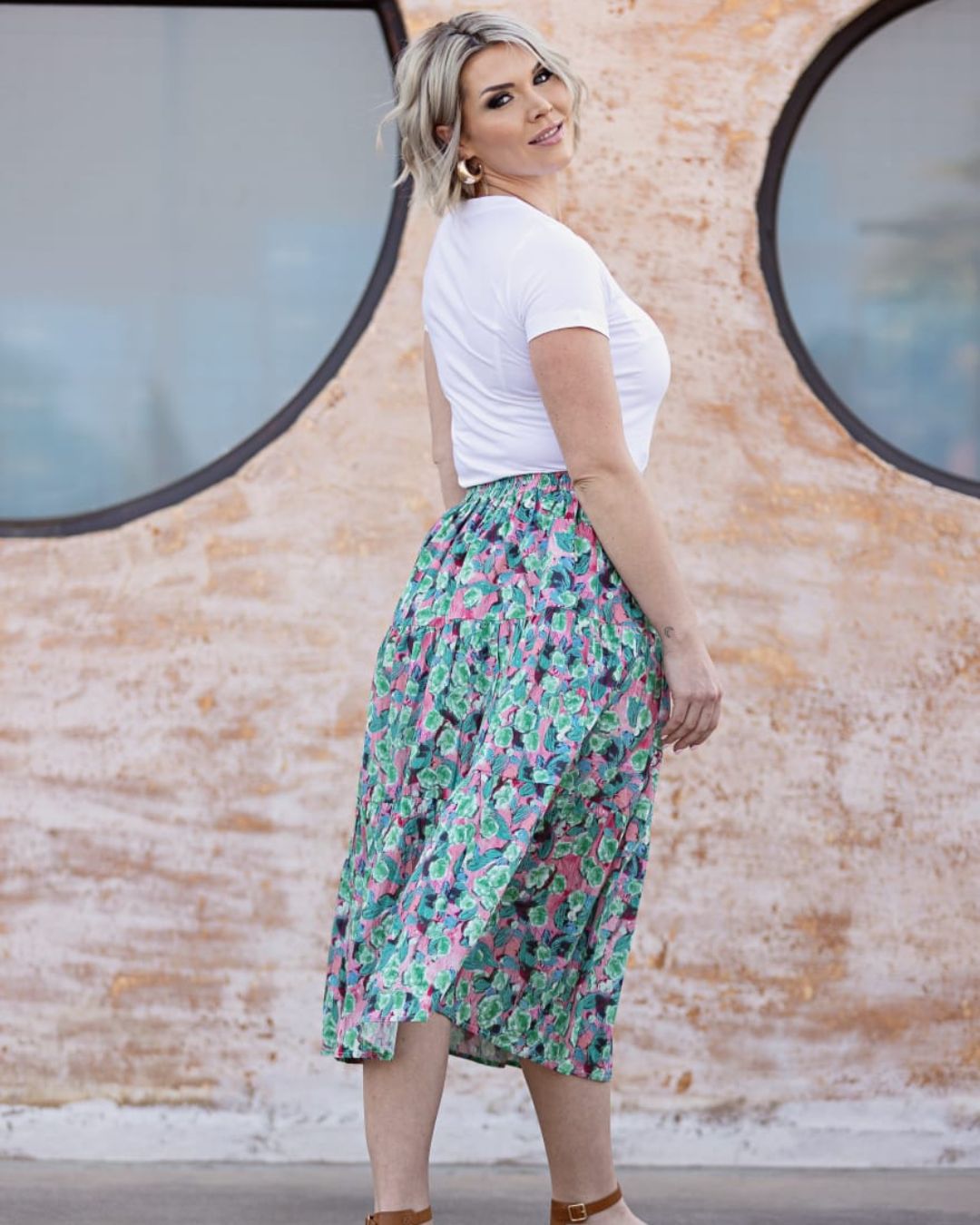 Green Tier Skirt