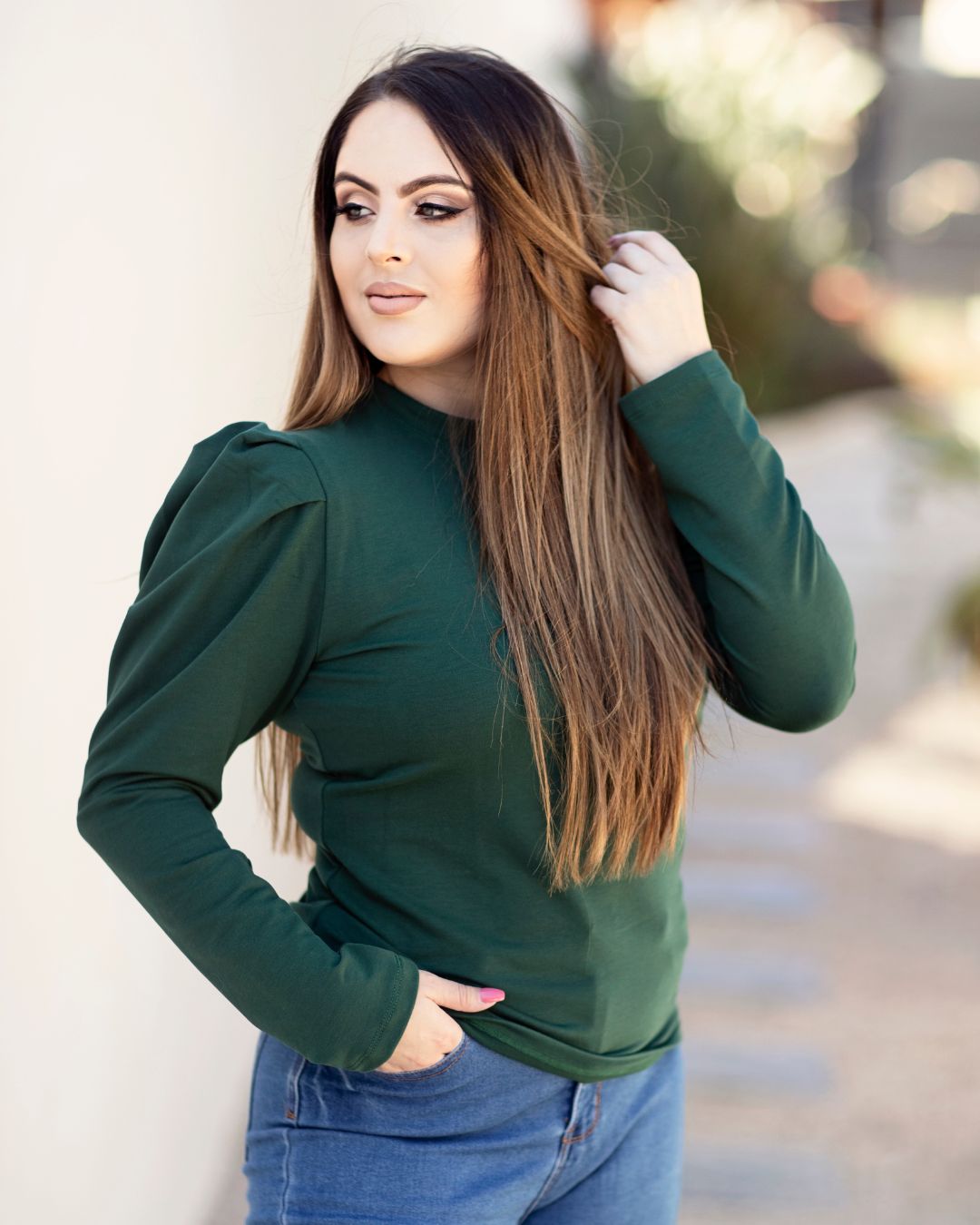 Stylish sweater Green